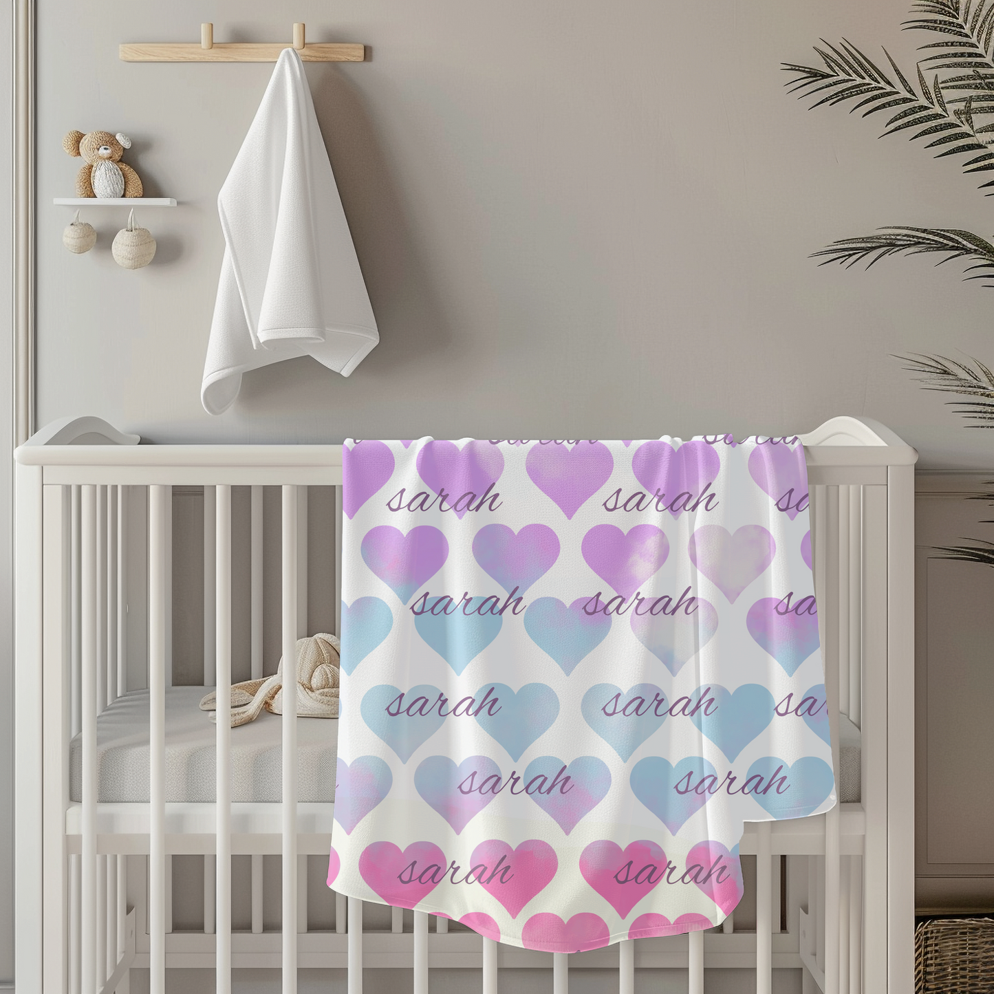 Girls  Heart blankets, Soft pink Heart Sherpa Blanket