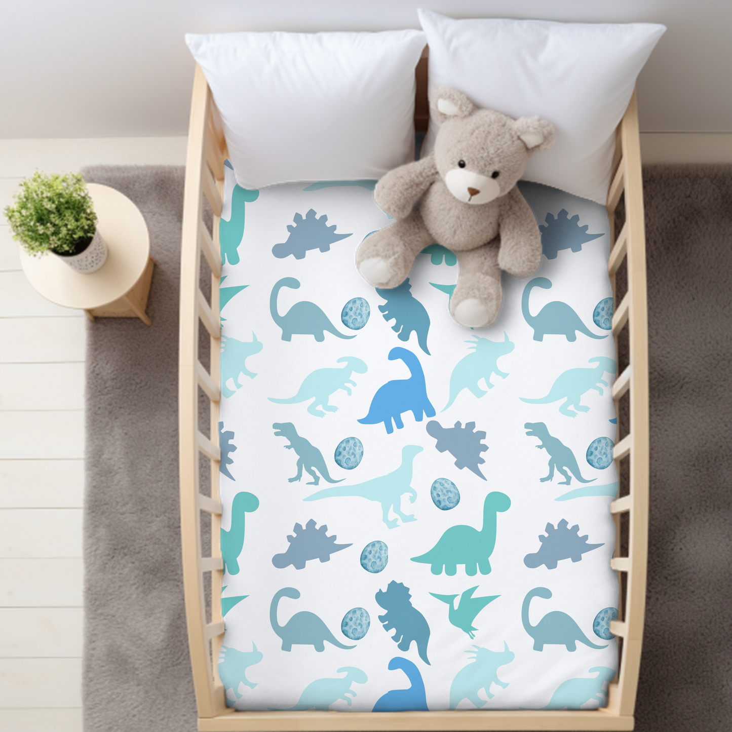 Dino Blanket, Boys Dinosaur pattern Soft Plush blanket